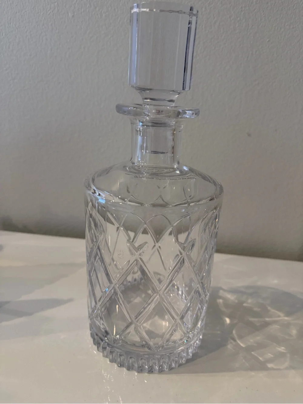 Waterford Clear Crystal Cut Glass Decanter